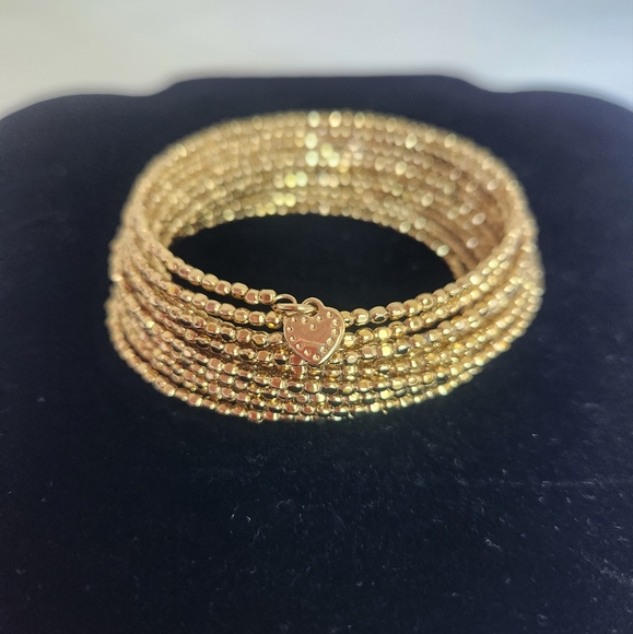 Stella & Dot retired Gold Bardot bracelet and dangle earings - Picture 7 of 7